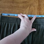 Philosophy Palazzo Pants Dark Olive Green Casual Comfy Loose Wide Leg Photo 9