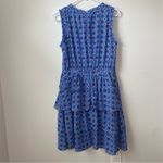 Banana Republic Floral Tiered Tile Print Ruffle Mini Dress Photo 4