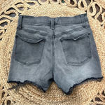 Madewell  High Rise Denim Shorts Size 26 Lunar Wash Black Photo 2
