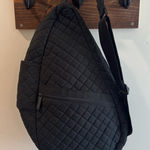 LL Bean AmeriBag Healthy Backpack Black Quilted Sling Bag Photo 0