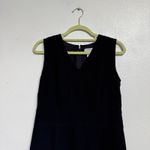 Ann Taylor Loft Black Sleeveless Mini Sheath Dress Sz 4P Photo 1