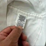 Free Press Free People White Denim Skirt  Size 6 Photo 6