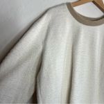 Maeve Anthropologie  Cozy Ringer Sweater Top IVORY Photo 5