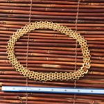 J.Crew  Flat Chain Gold Tone Statement Necklace 19” Photo 6