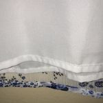 Loft Women’s Floral Paisley Print Keyhole Tie Ruffle Trim Flutter Sleeve Blouse Photo 6