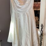 Altar'd State  strapless mini satin dress Photo 2