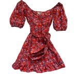 ASOS Paisley Print Puff Sleeve Mini Dress | US 4 Photo 1