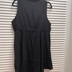 Torrid NWT Black Baby doll Poplin Button Down Top size 0 (12) Photo 5