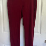 Hue Med Solid Cranberry high waist skinny fit Ultra Soft Legging Photo 0