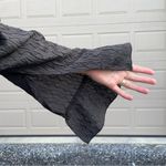 Princess Polly  Crinkle Textured Satin Snap Button Down Relaxed Fit Shirt 14 Photo 5