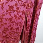 Baltic Born Veronica Rust Floral Velvet Maxi Dress Photo 4