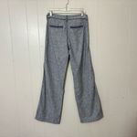 Pilcro and the Letterpress  Wide Leg Linen Blend Pants Tailored Gray Size 4 Photo 9