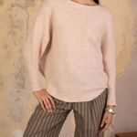 Kerisma Sweater Ryu Francesca Batwing Rib Knit Size Small Medium Blue Photo 5