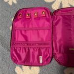 Vibrant Heart Pattern Women's Travel Jewelry Case Pink Photo 2