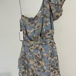 ASTR  The Label One Sleeve Tulip Skirt Floral Mini Dress Size XS Photo 3