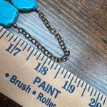 Turquoise and Gold Statement Necklace Blue Photo 4