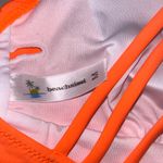 Beachsissi Orange Bikini Top and Floral‎ Bottom Set New M Photo 6