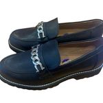 BCBG Generation Women’s Casual Y2K Chunky Black Heel Slip On Loafers Size 8.5 Photo 5