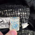 1950s Vintage Black Pink Retro Tweed Mid Photo 7