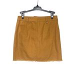 Honey Belle  Women's Tan Frayed Hem Mini Skirt Size S Casual Denim Photo 1