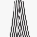 Birgette Herskind Thora A Line Halter Maxi Dress Black White Stripe Womens Size Size XS Photo 11