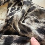 Burberry  Isaline Leopard Print Silk Dress‎ Size 6 Photo 11