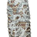 Roberto Cavalli Class Tess Fringed Snake Dress Size 44 / US 8 Photo 0