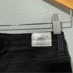 ZARA  Black Basic Z1975 Denim Skinny Jeans Sz 10 with Gypsy Bohemian Details Photo 9
