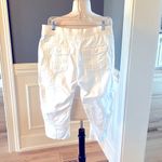 Lee  Platinum Label White Cotton Capris Pants Summer Womens 6 Stretchy Waistband Photo 5