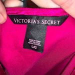 Victoria's Secret Victoria’s Secret silky lace trimmed barbiecore L shirt nightgown Photo 3
