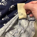 Maeve  Navy Blue Blouse with white dog lover Print Photo 2