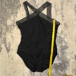 Aqua Green  Black Swimsuit Photo 5