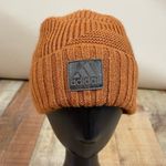 Adidas One Size Fits Most Knit Burnt Orange Rust Ribbed Knit Beanie Outdoor Photo 1