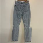 White Fox Boutique  Jeans High Rise Straight Leg Distressed Size Medium Photo 2