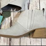 Toms Leilani Ankle Boot Grey Drizzle Suede Size 6 NEW Photo 4