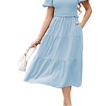 Ruffle Short Sleeve V Photo 0