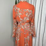 Nanette Lepore 🌻 Floral Orange Dress Size 10 Photo 6