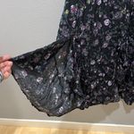 Stitch & Pine Black Floral Short Sleeve Maxi Dress Size M Size M Photo 5