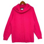 VTG Eminent M Silk Wool Blend Turtleneck Sweater Pink Fuzzy Soft Knit Preppy 90s Size M Photo 0