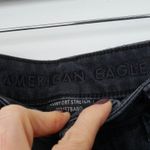 American Eagle  Womens Distressed Mom Jeans Size 000R Black Grunge Streetwear Photo 3
