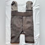 Thick Spandex Black Nude Insulated Fleece Leggings with Feet L Photo 1