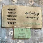 Anthropologie Saturday Sunday XS Dark Gray Black Wrap Front Ribbed Blouse Photo 2