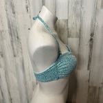 Bikini top of crop top Blue Photo 2