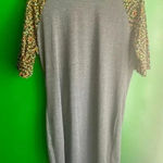 LuLaRoe  2X Tshirt Dress‎ Gray EUC Like New Photo 0