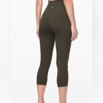 Lululemon  Align Crop 21" Leggings in Olive Green Photo 3