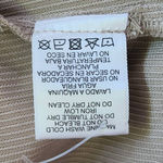 Love Tree  Long Sleeve Khaki Corduroy Cropped Button Down Shirt Size Large Photo 7