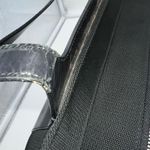 Salvatore Ferragamo  Gancini Black Nylon and Patent Leather Shoulder Bag Photo 10