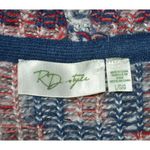 RD Style  Ladies Gray Open Front Cardigan Sweater Size L Southwest Aztec Warm Photo 10