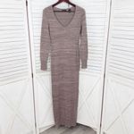 Victoria's Secret Victoria’s Secret Moda International Knit Sweater Maxi Dress Mauve Pink Small Photo 7