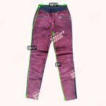 BLANK NYC Suede Moto Pull-On Leggings Pants Burgundy Black 25 Photo 7